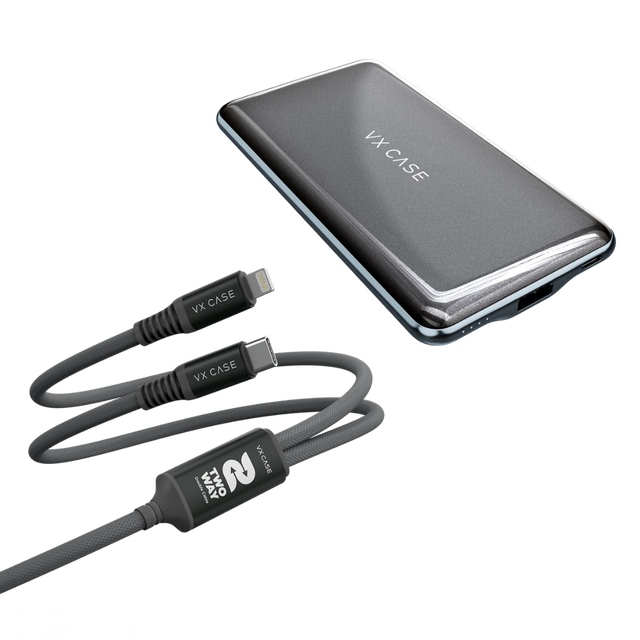 Kit Mais Carga em qualquer lugar - Boost Charger + Cabo 2 em 1