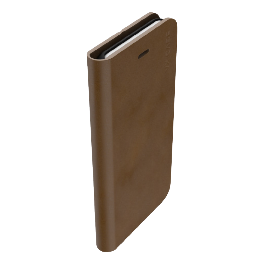 Capa iPhone X em Couro Caramelo Leather