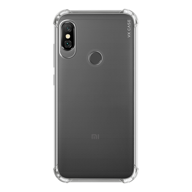 Capa Xiaomi Redmi Note 6 Pro Silicone Rígida Transparente