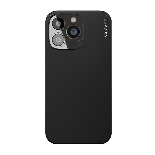Capinha de Celular emborrachada preta fosca VX Case para iPhone 14 Pro