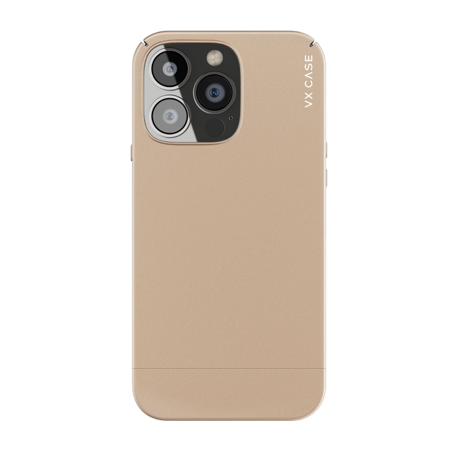 Capinha de Celular envernizada champagne VX Case para iPhone 14 Pro