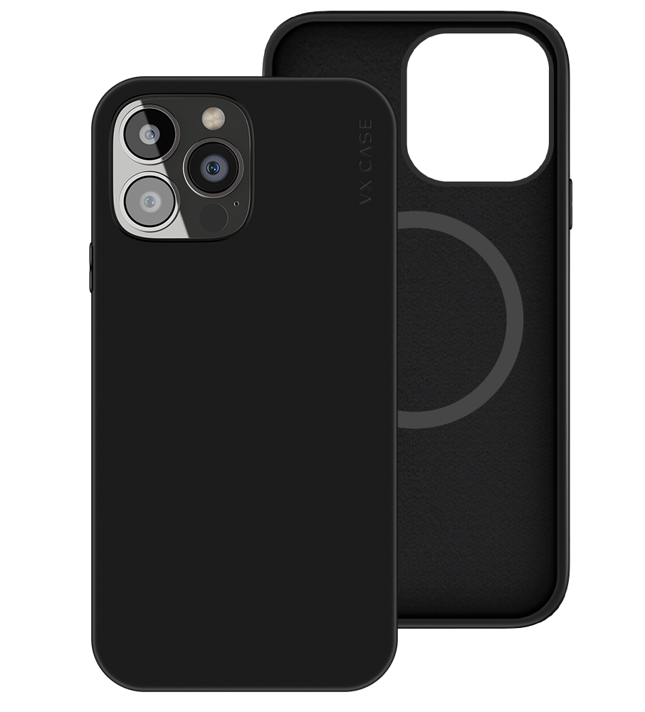 Capa Magsafe para iPhone 14 Pro Max Preta Fosca - Emborrachada