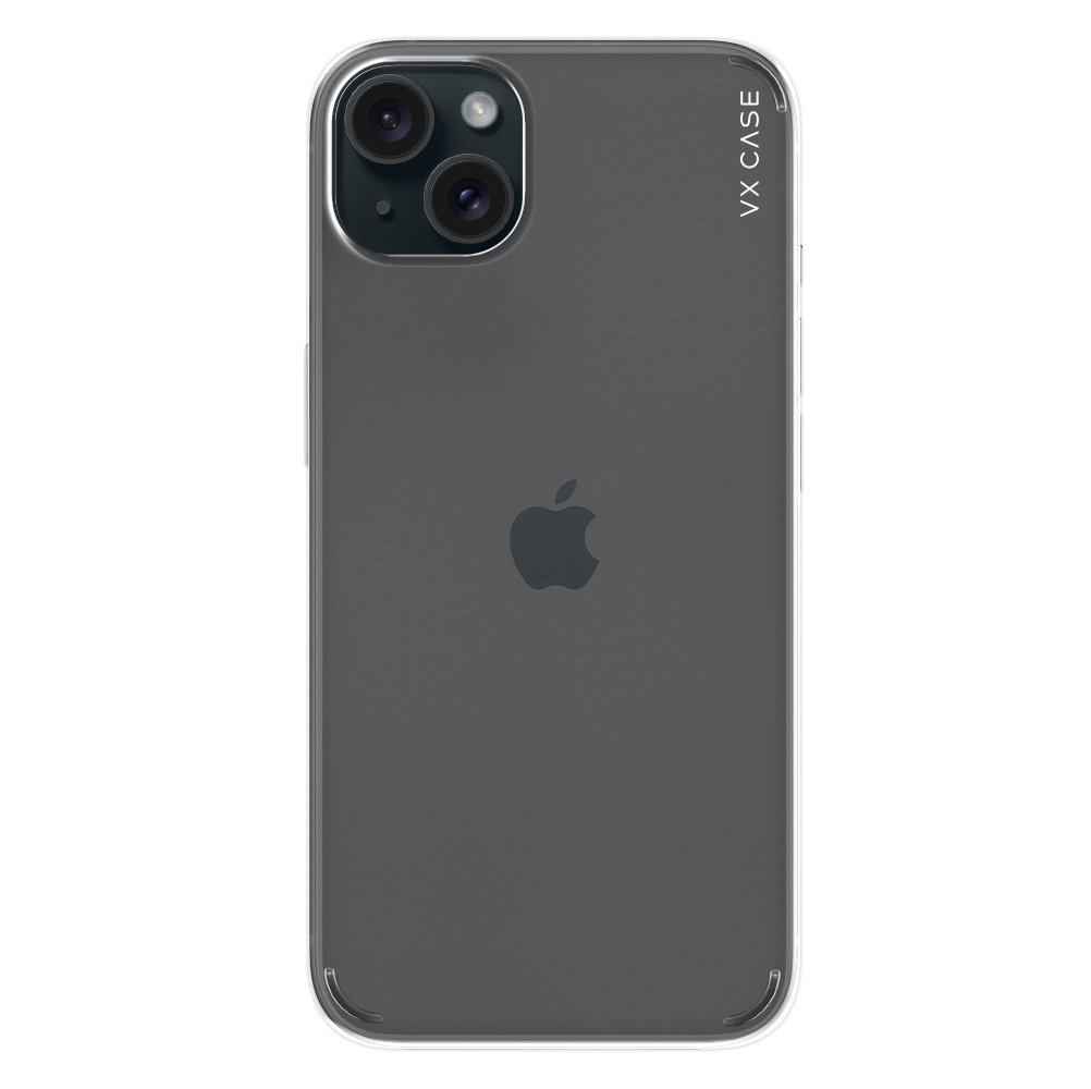 Capa para iPhone 15 Plus Transparente - Silicone Rígida