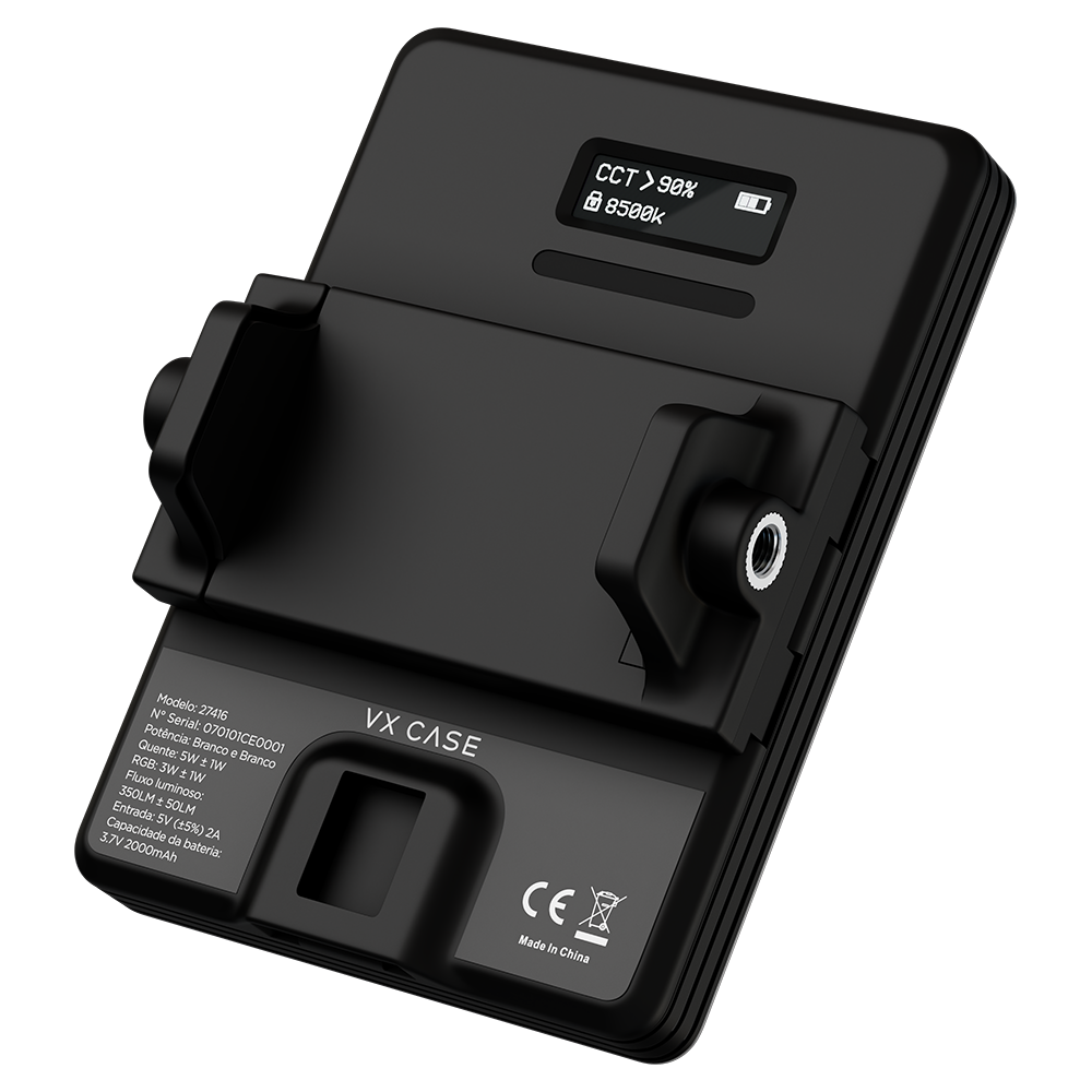 Lumino VX Case Mini Painel LED - Preto