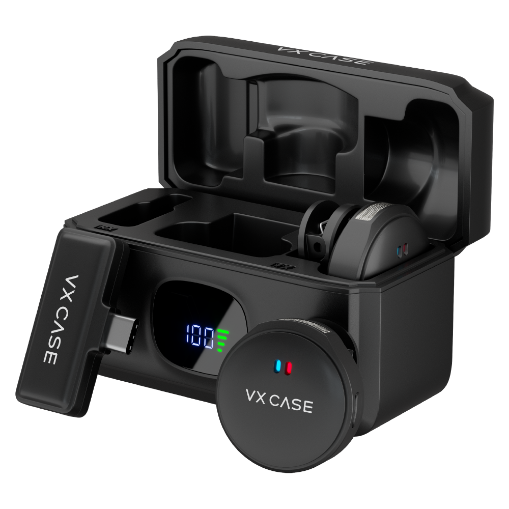 Microfone de Lapela Sem Fio com Fixação Magnética USB-C - Mag Clip