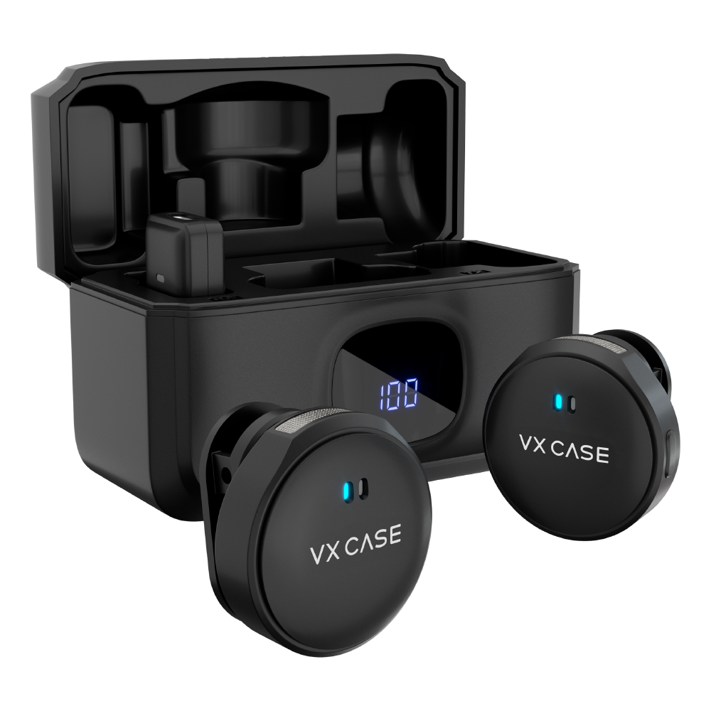 Microfone de Lapela Sem Fio com Fixação Magnética USB-C - Mag Clip