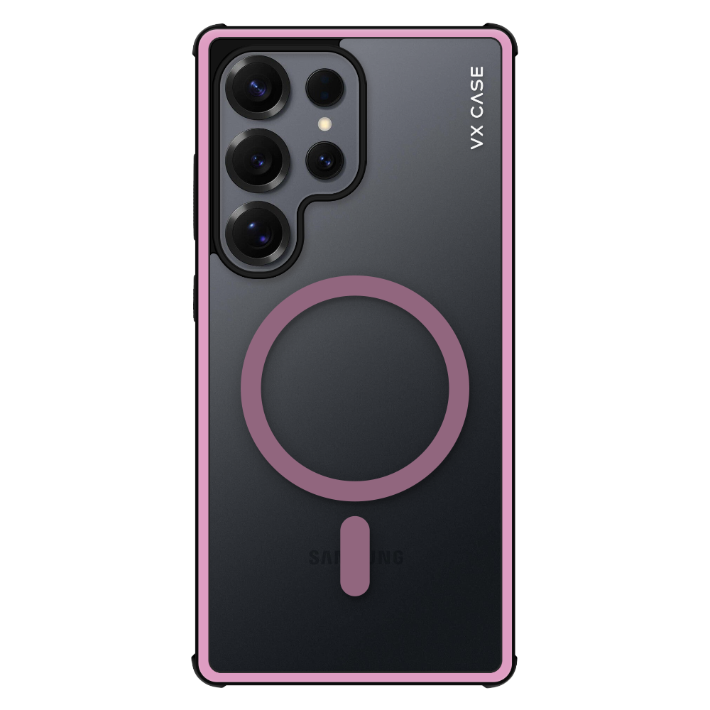 Capa Magsafe Galaxy S25 Ultra - Rosa - Shield Cover II