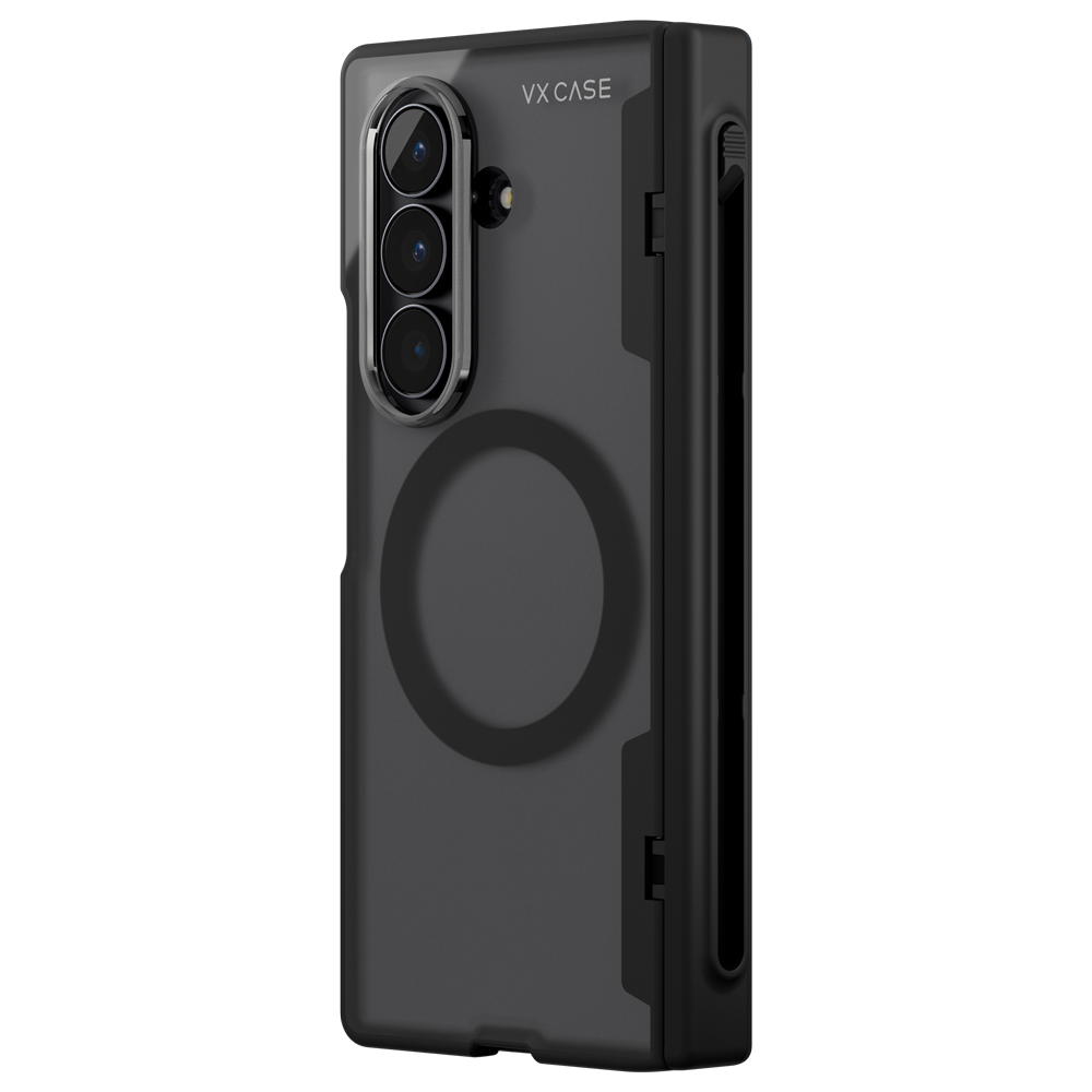 Capa MagSafe Galaxy Z Fold 7 com Suporte para caneta Preta