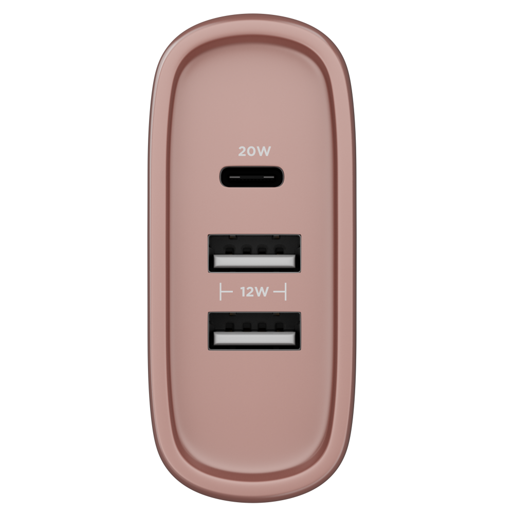 Adaptador de Carga Turbo 2 USB + 1 Tipo-C PD 32W