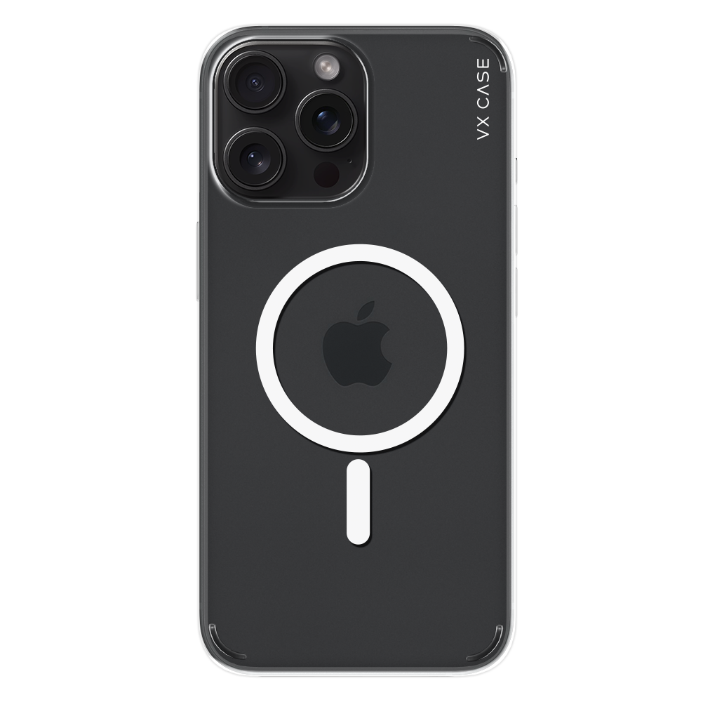 Capa Magsafe para iPhone 15 Pro Transparente - Silicone Rígida