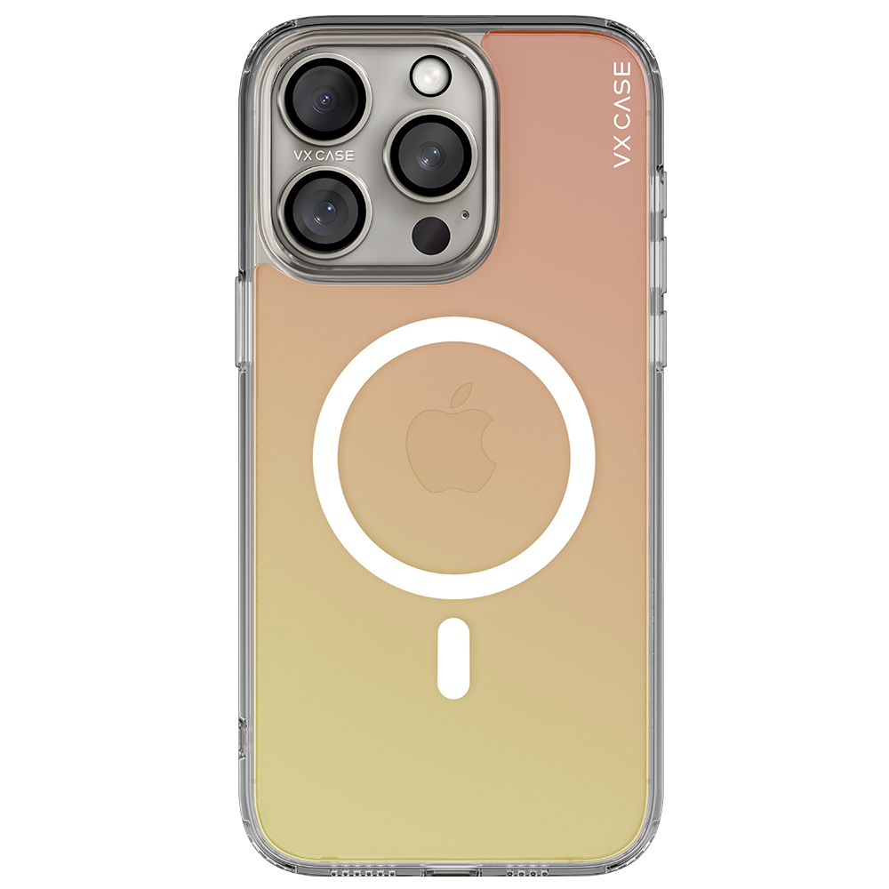 Capa Magsafe para iPhone 15 Pro Laranja - Sunset