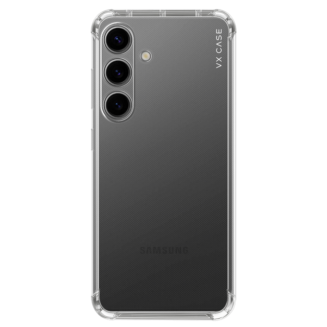 Capinha de Celular TPU Anti-Shock transparente VX Case para Samsung Galaxy S24 FE