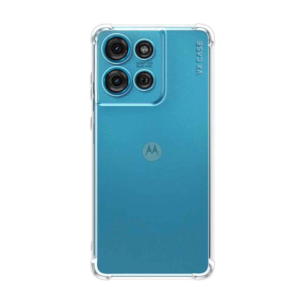 Capa para Moto G75 - Transparente - TPU Anti Shock