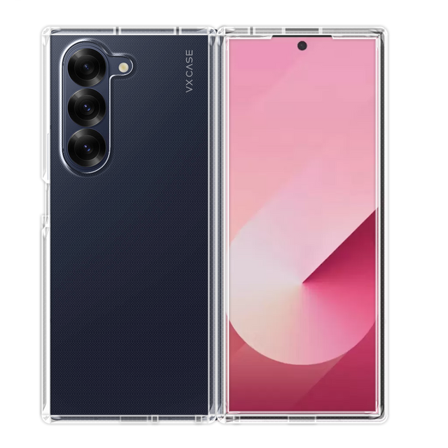 Capinha de Celular TPU transparente VX Case para Samsung Galaxy Z Fold 6