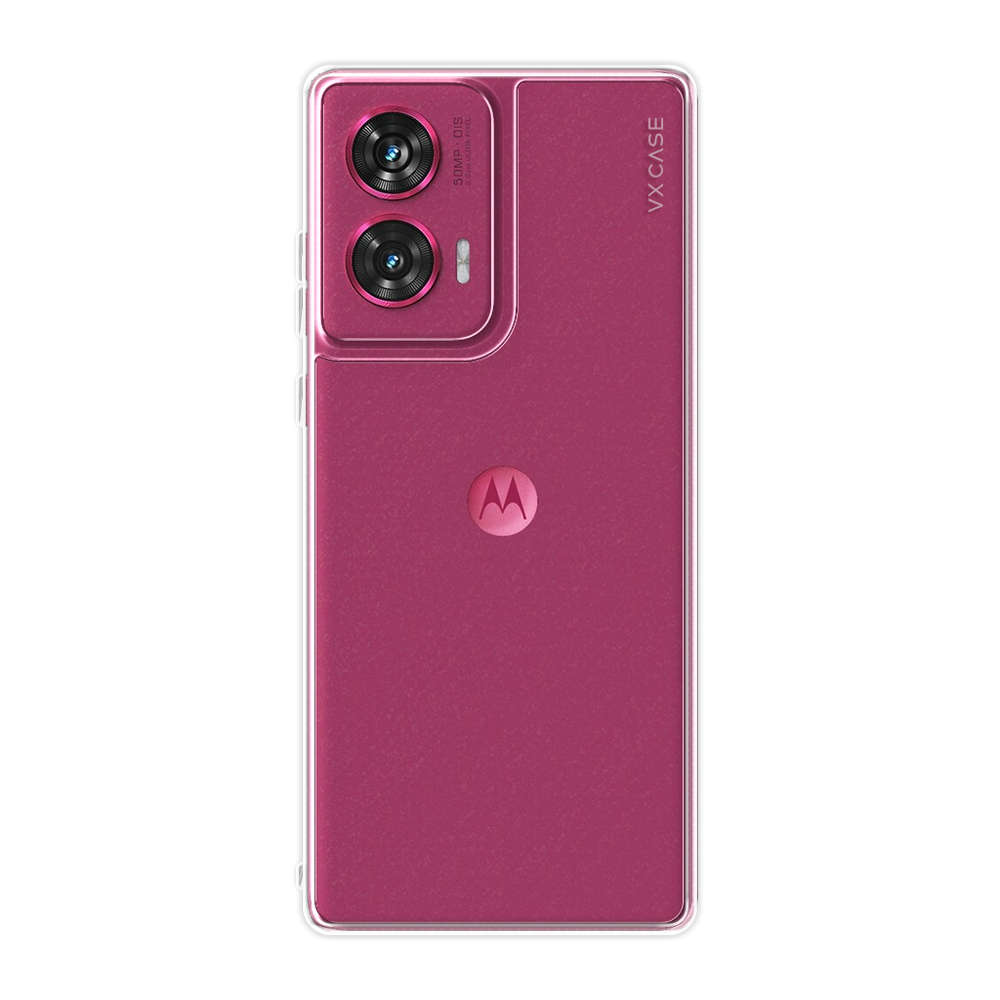 Capa para Motorola Moto Edge 50 Fusion Transparente - Silicone Rígida