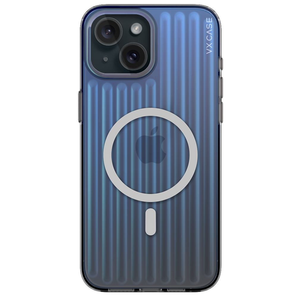 Capa Magsafe para iPhone 15 - Glam Matte Blue