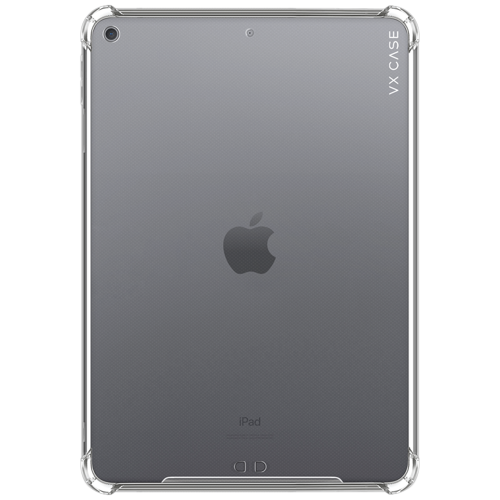 Capa para iPad 7  8  9  10.2 Transparente - Silicone Rígida