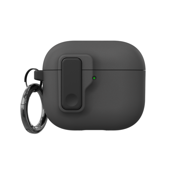 Case protetora para AirPods 4 / Pro 4 Preta - Alcântara
