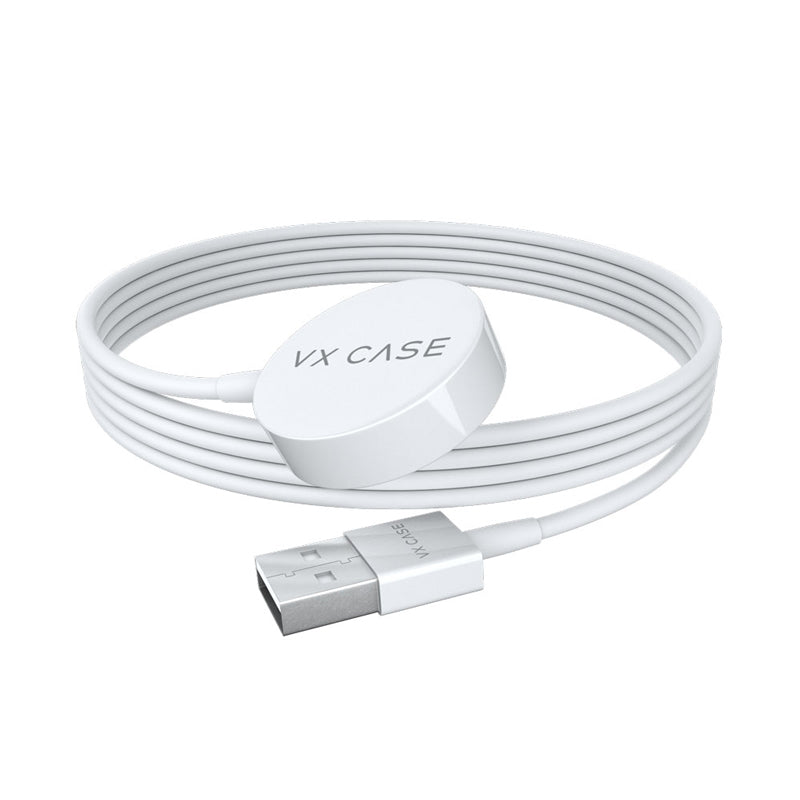 Carregador Magnético Wireless para Apple Watch Series 1/2/3/4/5/6/SE/7/8 - Branco