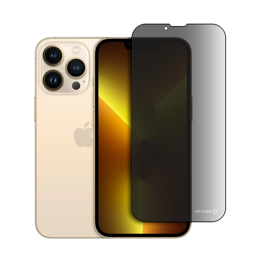 Película de Privacidade Anti Impacto para iPhone 13 Pro Max / 14 Plus - Safira
