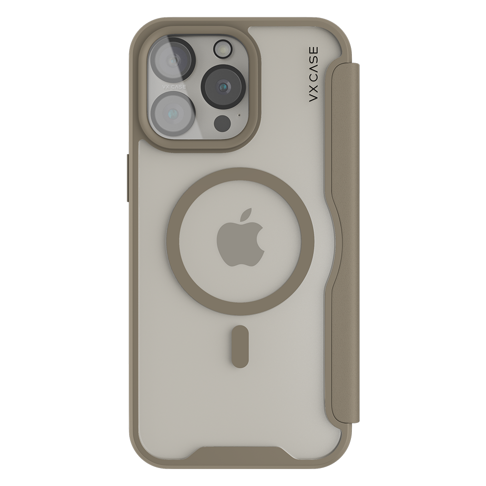 Capa Carteira MagSafe para iPhone 15 Pro Max Bege - Limited