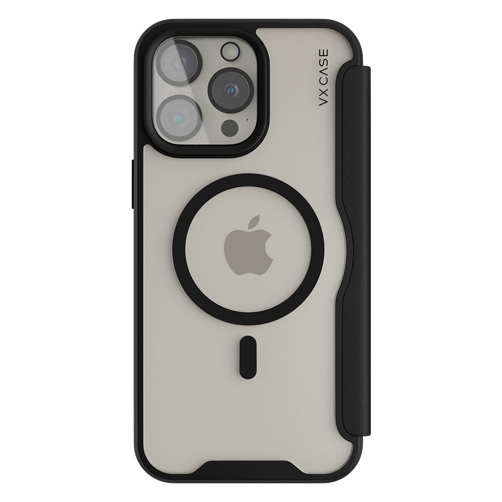 Capa Carteira MagSafe iPhone 15 Pro Max Preta - Limited