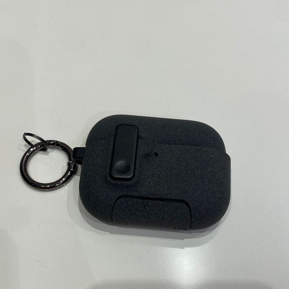 Case Alcântara VX Case para AirPods Pro 3 - Preta e Cinza