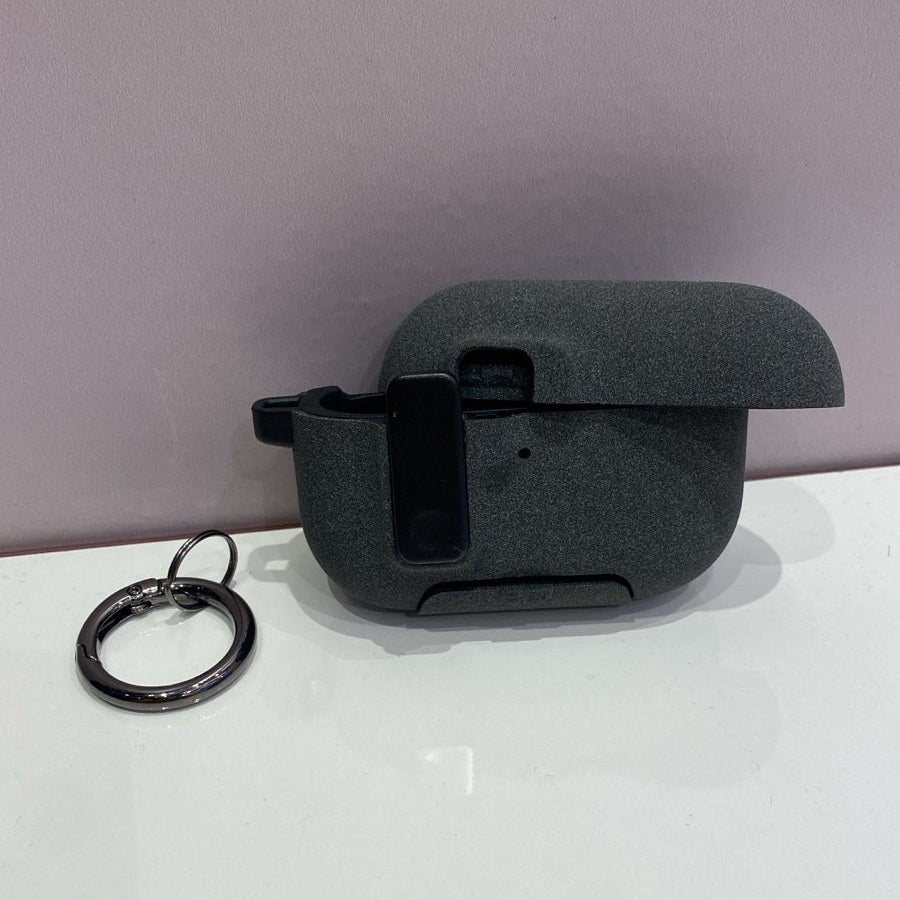 Case Alcântara VX Case para AirPods Pro 3 - Preta e Cinza