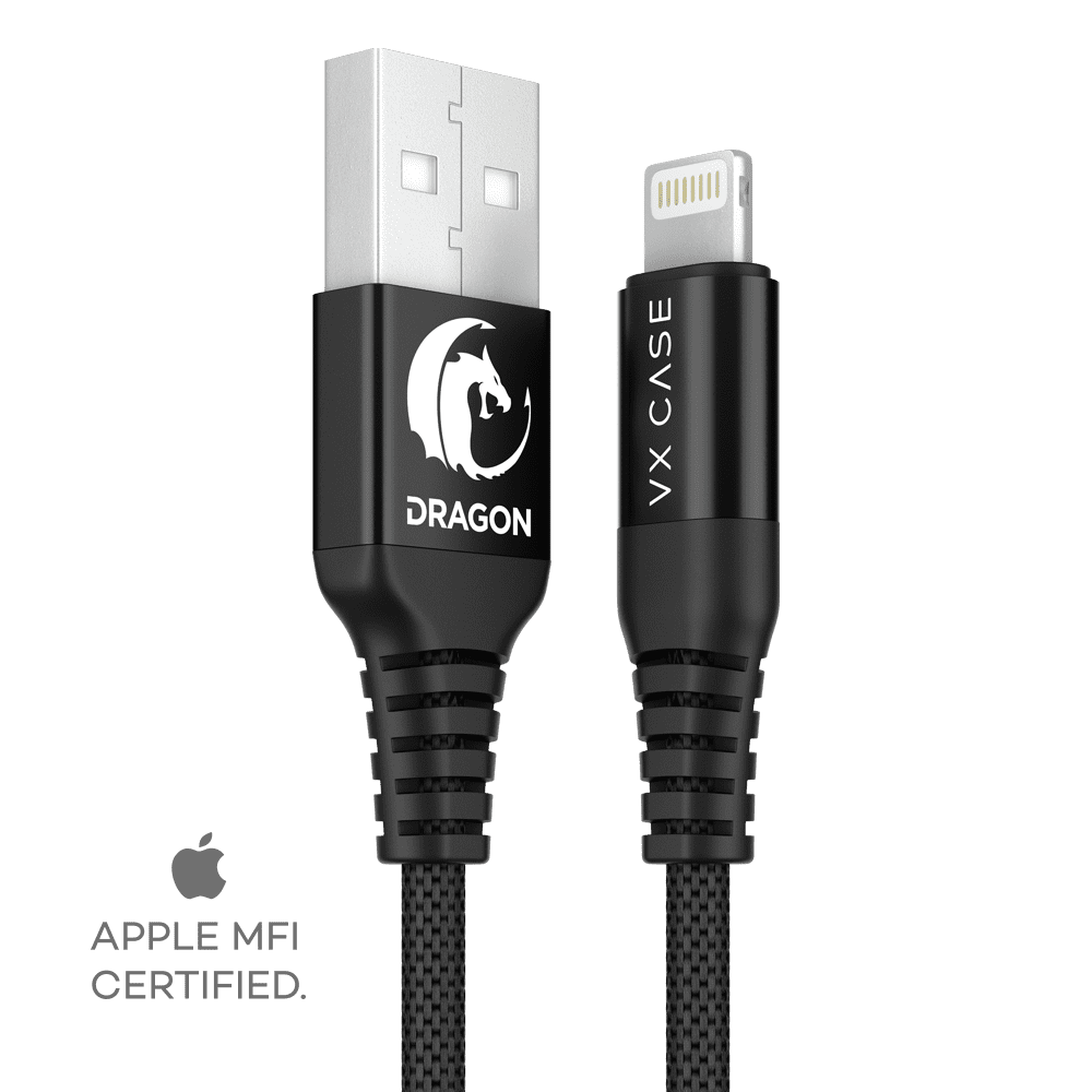 Cabo USB/Lightning MFI Dragon 1,20m