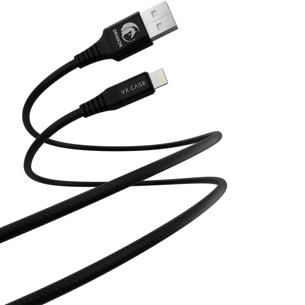 Cabo Lightning para iPhone/iPad MFI Dragon 1,20m