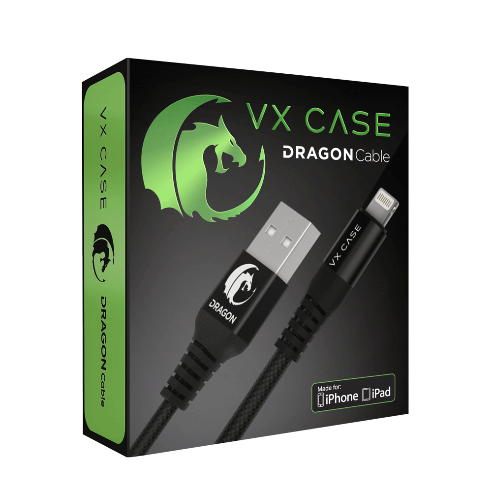 Cabo Lightning para iPhone/iPad MFI Dragon 1,20m