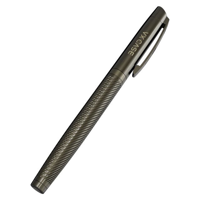Caneta Esferográfica Premium em Aço e Cobre - Titanium Signature VX Case