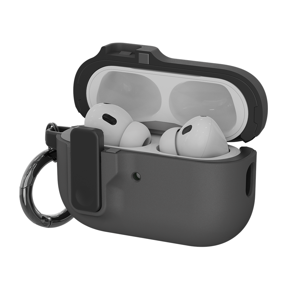 Case protetora para AirPods Pro 2 Preta - Alcântara