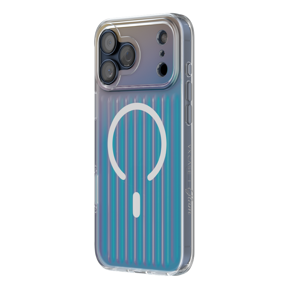 Capa MagSafe iPhone 17 Pro - Glam Rainbow