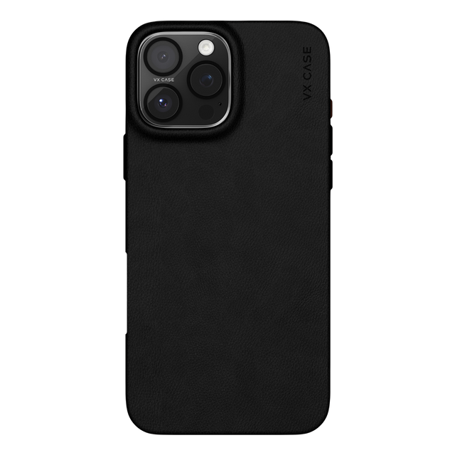 Capa Magsafe iPhone 16 Pro Max Couro Preta