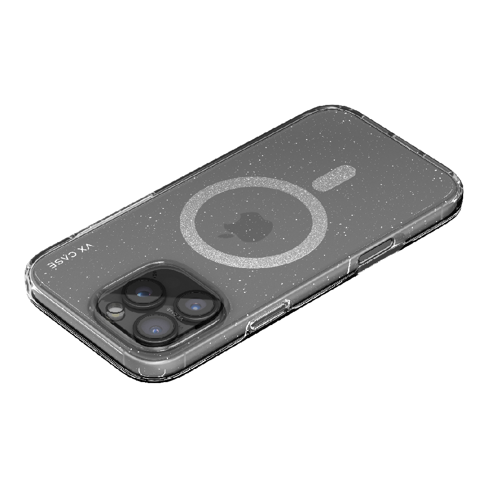 Capa Magsafe iPhone 16 Pro Max Transparente - Glitter