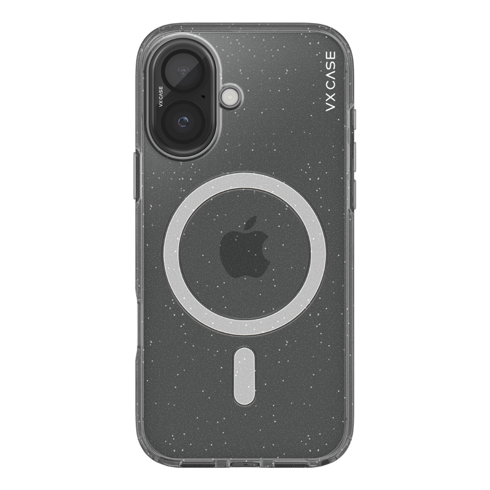 Capa Magsafe iPhone 16 Transparente - Glitter