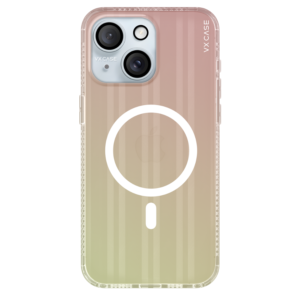 Capa MagSafe para iPhone 15 Perolada - Ivory