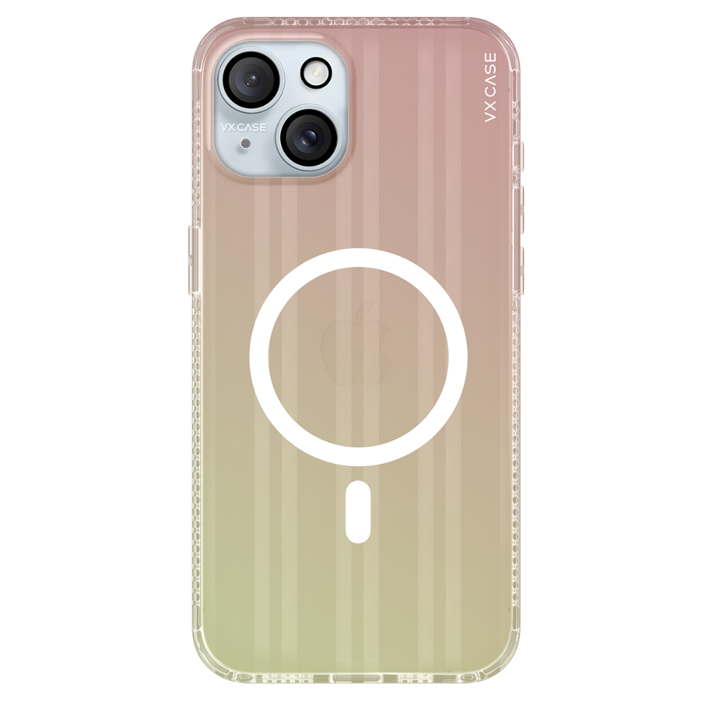 Capa MagSafe para iPhone 15 Plus Perolada - Ivory