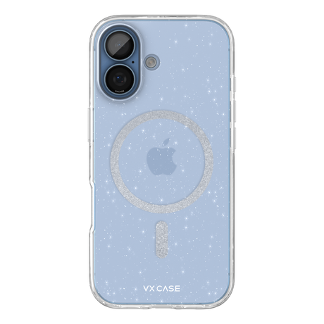 Capa MagSafe iPhone 17 Transparente - Glitter
