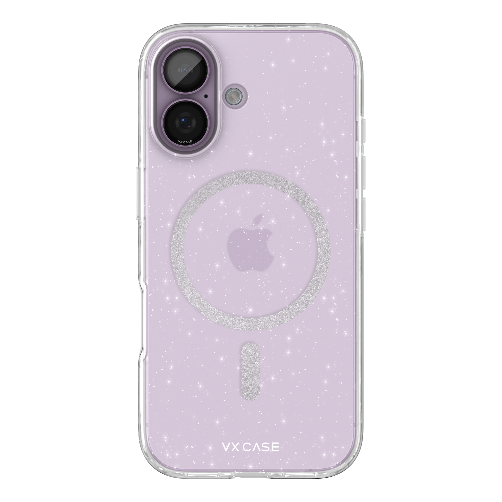 Capa MagSafe iPhone 17 Transparente - Glitter