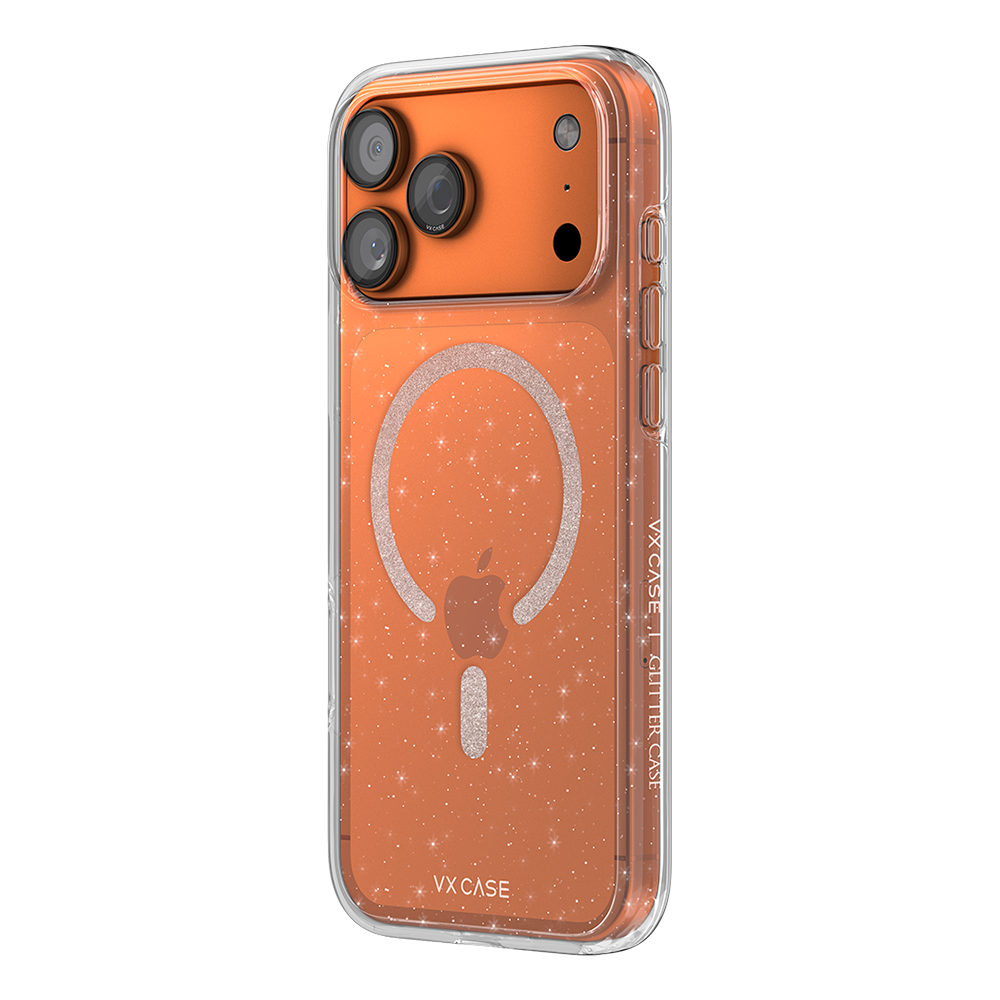 Capa MagSafe iPhone 17 Pro Max Transparente - Glitter