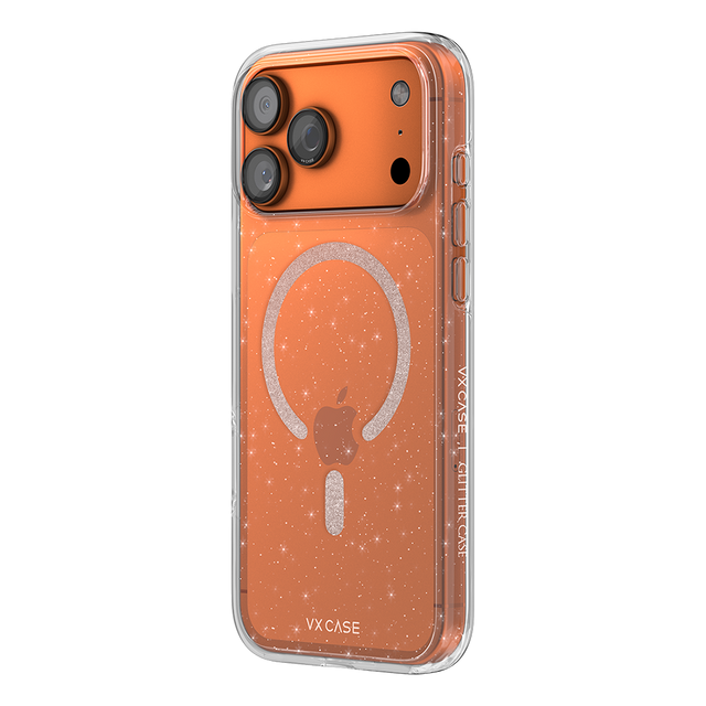 Capa MagSafe iPhone 17 Pro Max Transparente - Glitter