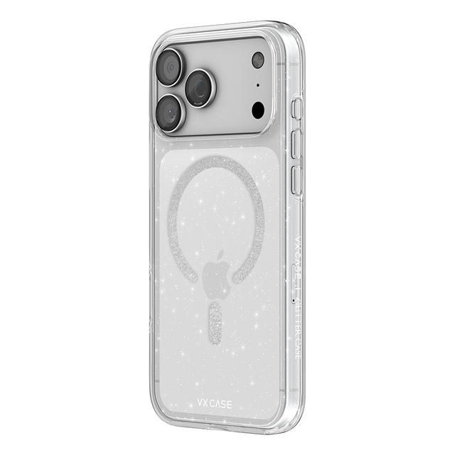 Capa MagSafe iPhone 17 Pro Max Transparente - Glitter