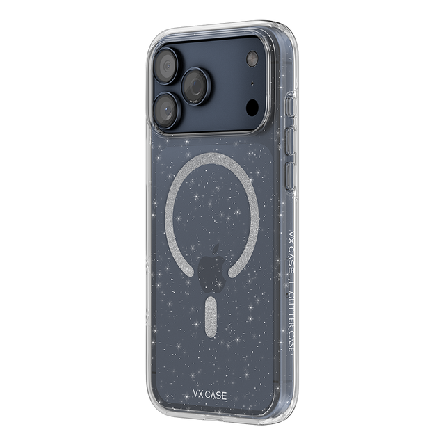 Capa MagSafe iPhone 17 Pro Max Transparente - Glitter