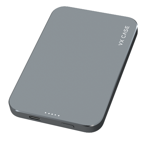 Carregador Portátil Mag Power 5.000mAh VX Case - Cinza