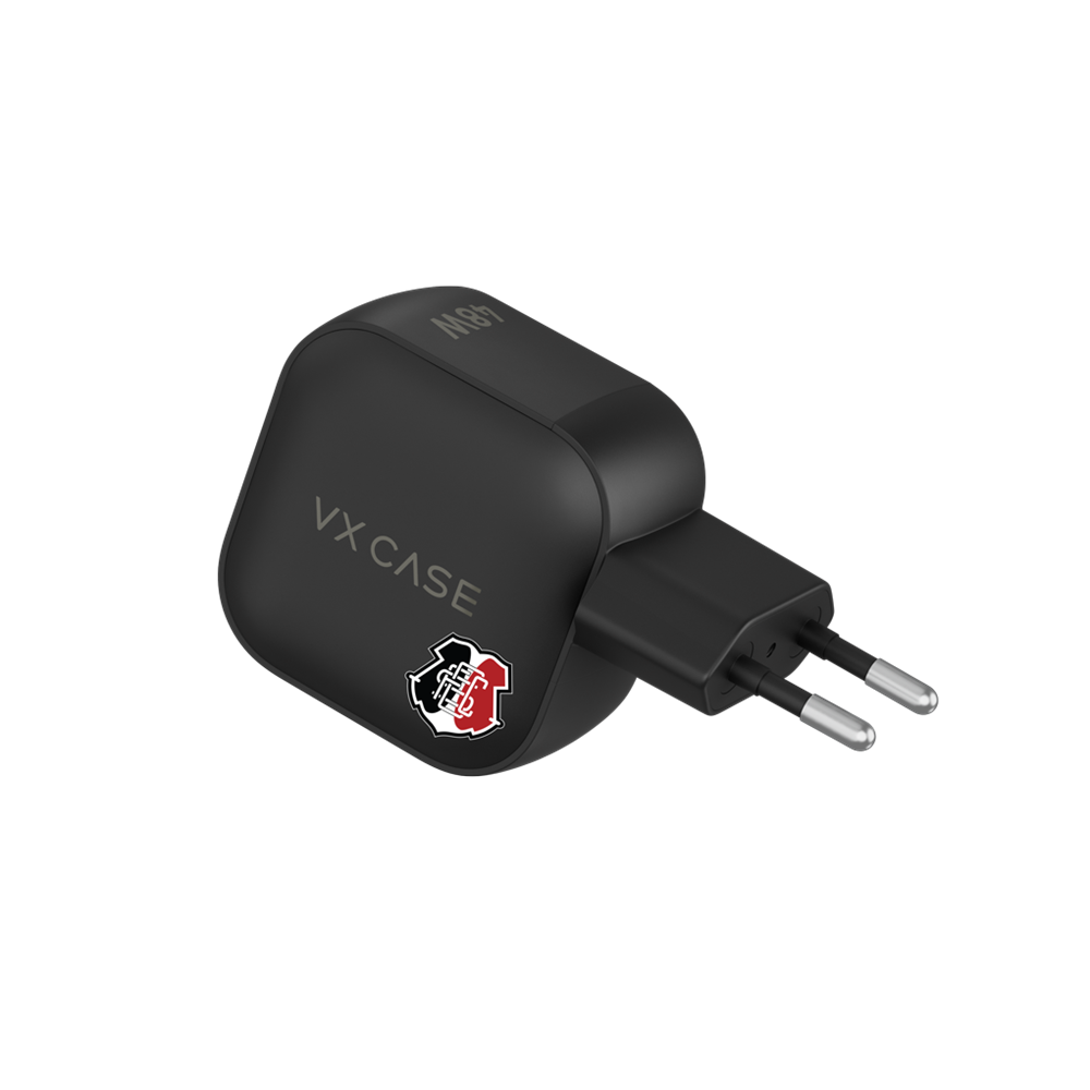 Adaptador de Carga Turbo 48W 2 Tipo-C Striker Preto - Santa Cruz