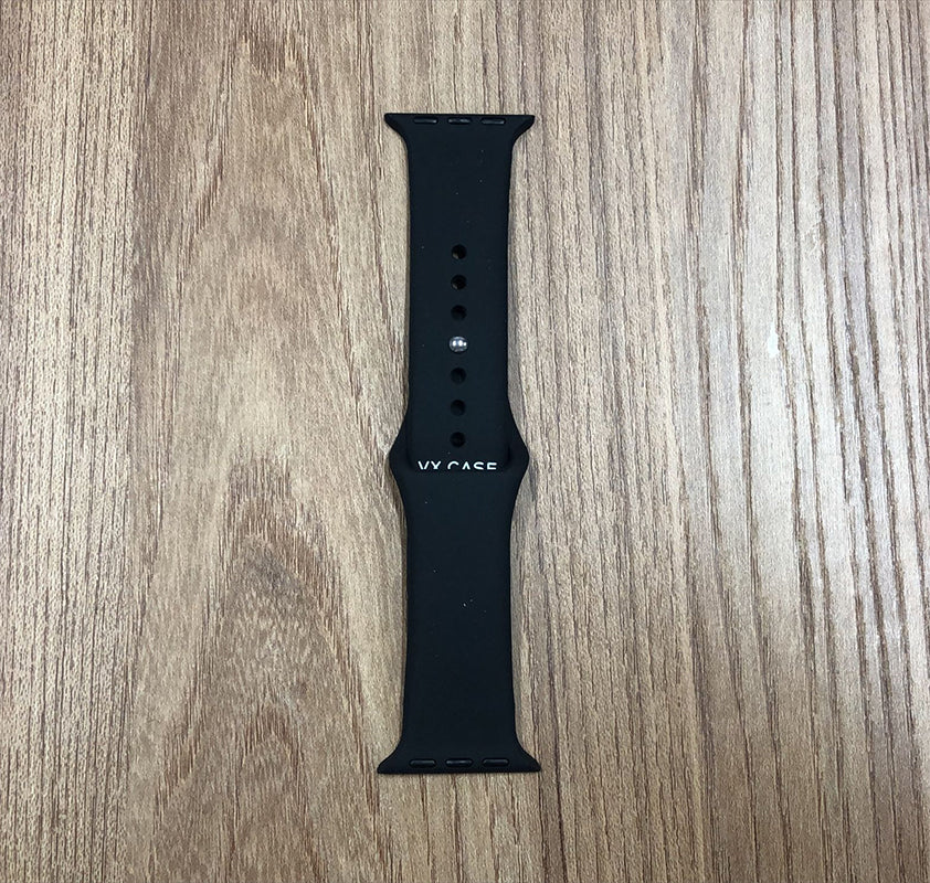 Pulseira de Silicone para Apple Watch 38/40/41mm VX Case - Preta