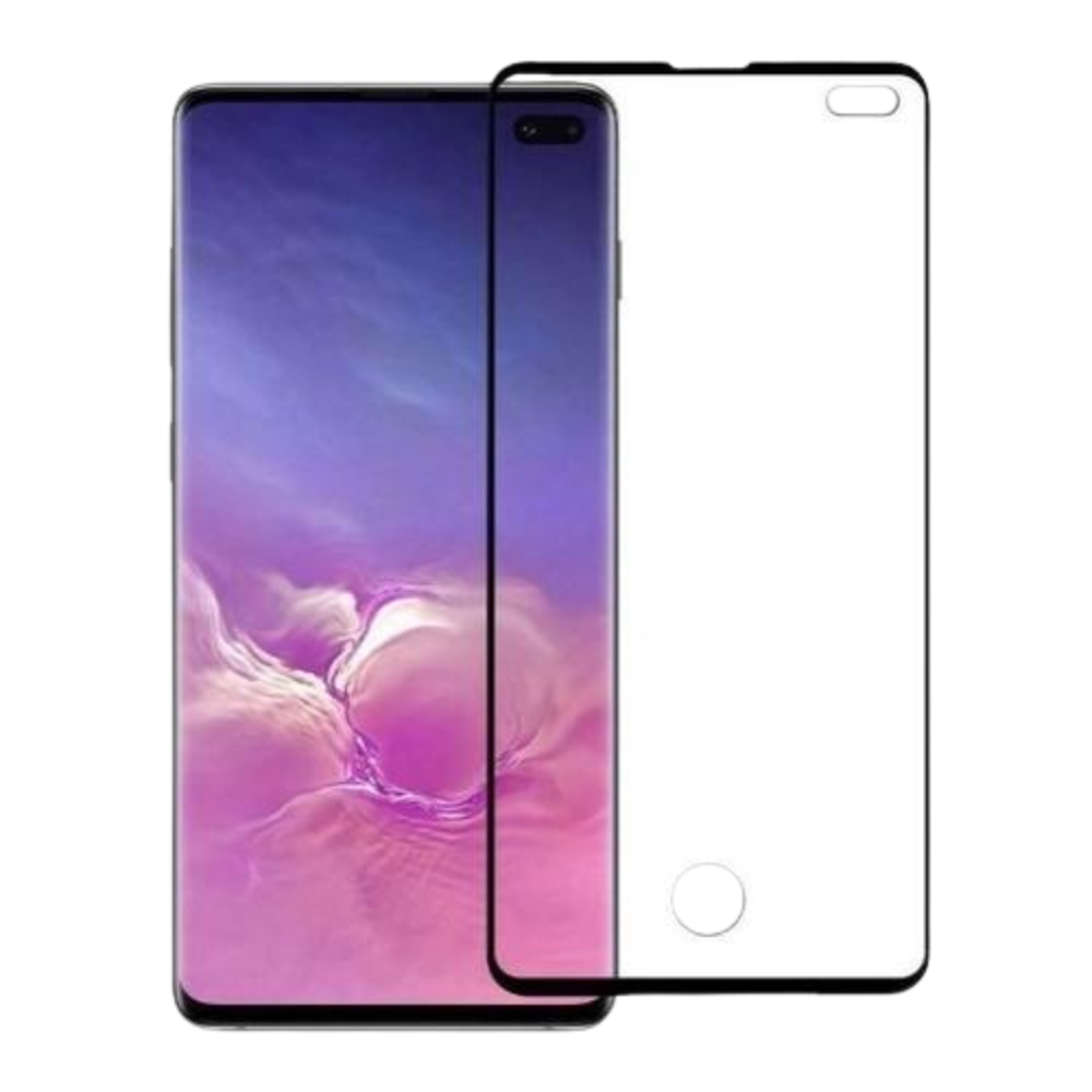 Película Anti Impacto Full Glue Com Furação VX Case Galaxy S10 Plus