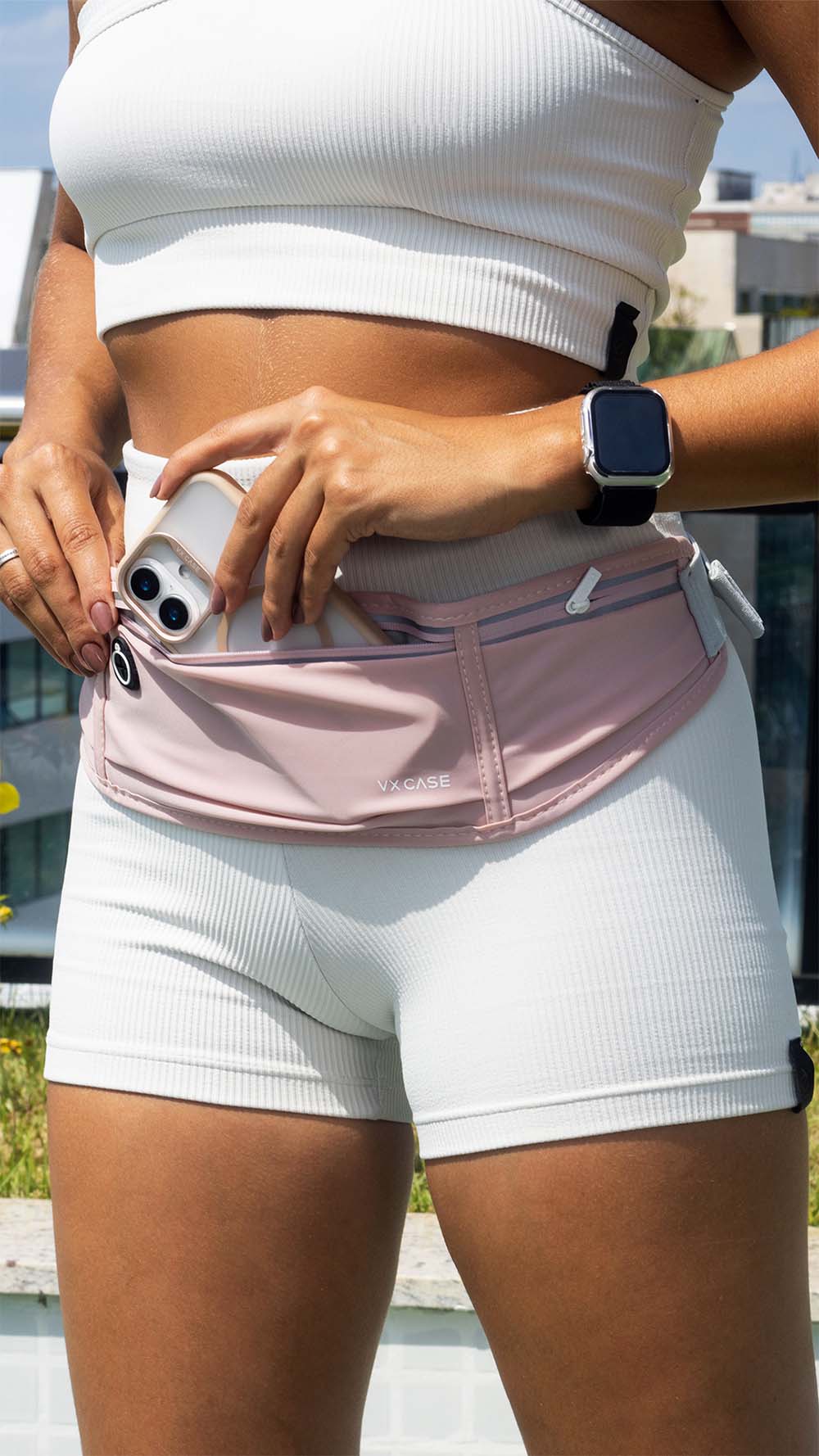 Suporte de Cintura Rosa - Gym Design